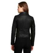 Black Leather Biker Jacket – Armand