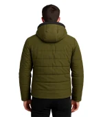 Green Hooded Puffer Jacket