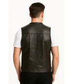 Safari Brown Leather Vest