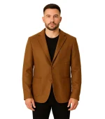 Borges Brown Wool Blazer