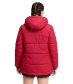 Womens Red Puffer Jacket