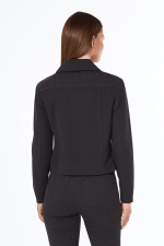 Nala Womens Denim Black Jacket