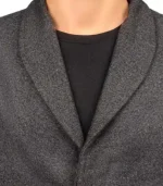 Gary Grey Wool Coat Men